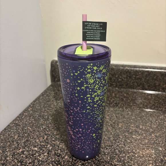 Starbucks New 2025 Purple Splatter Hot & Cold Cup (24 oz) NWT - Picture 2 of 5
